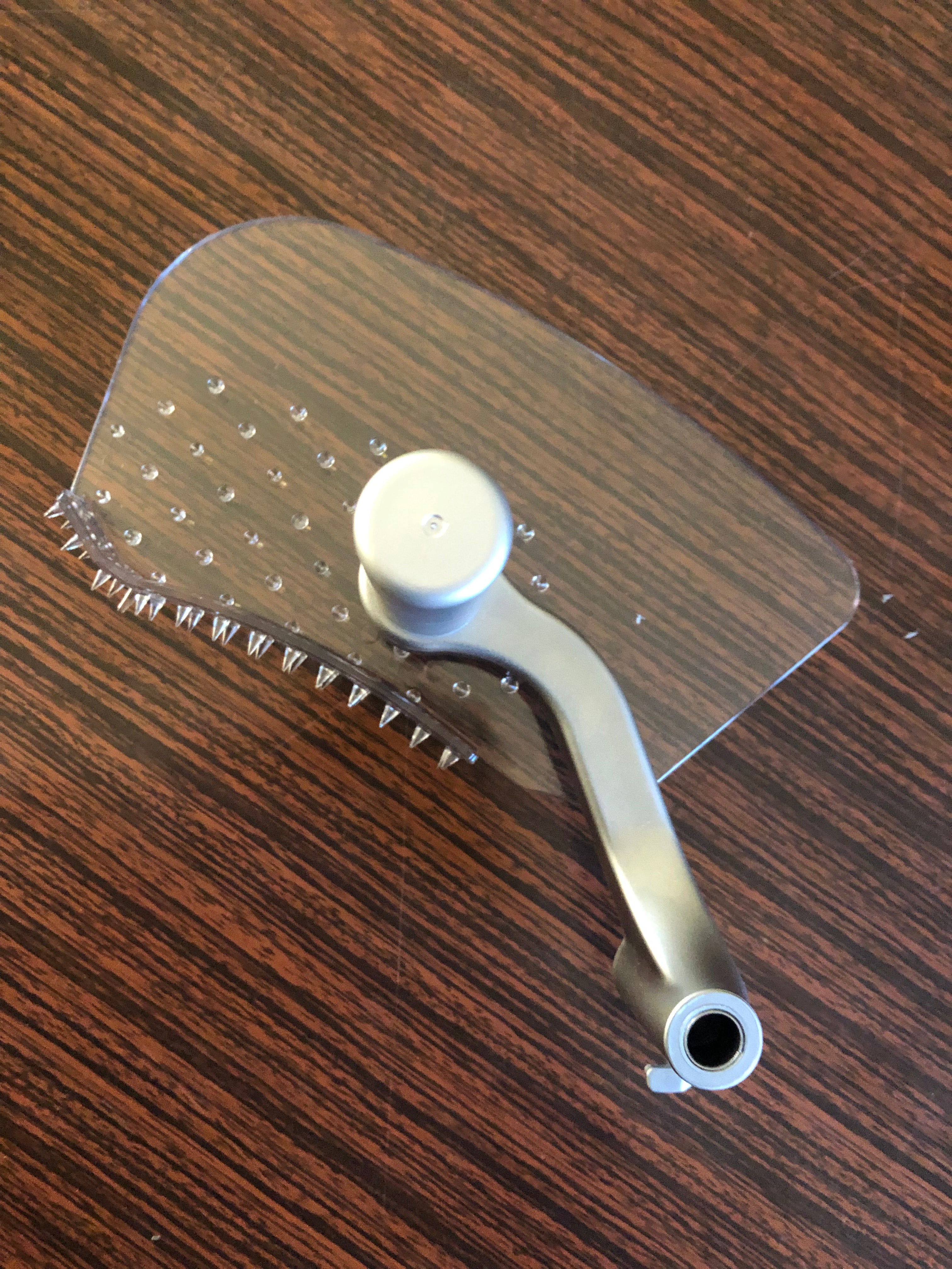 Gruppo Premistoppa Smontabile per Affettatrice RGV – Plastica con Impugnatura Verniciata Alluminio Satinato | Linea Luxury RGV