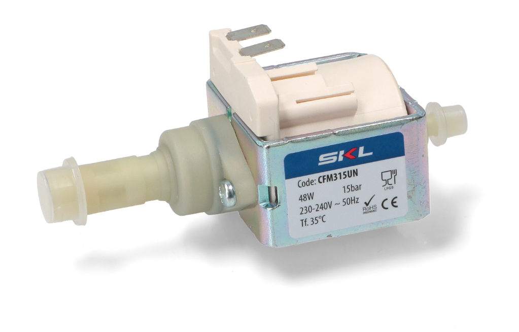 Pompa Vibrazione Universale 48 W – 15 bar CFM315UN per Macchine da Caffè (Alternativa Ulka EP5GW) Ennebiservice