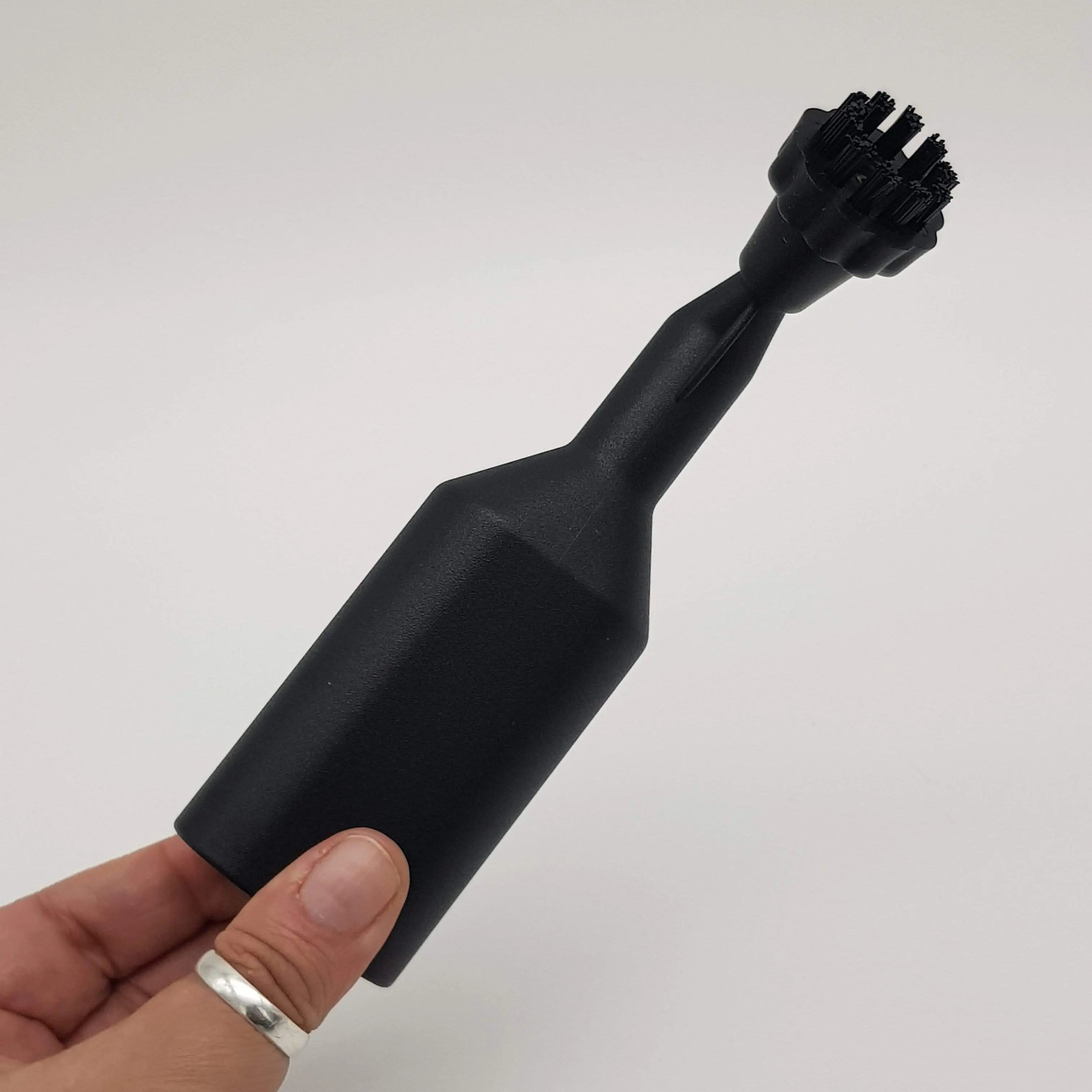 Accessorio 120° serie 2085 con spazzolino tondo nero Vaporetto Polti POLTI