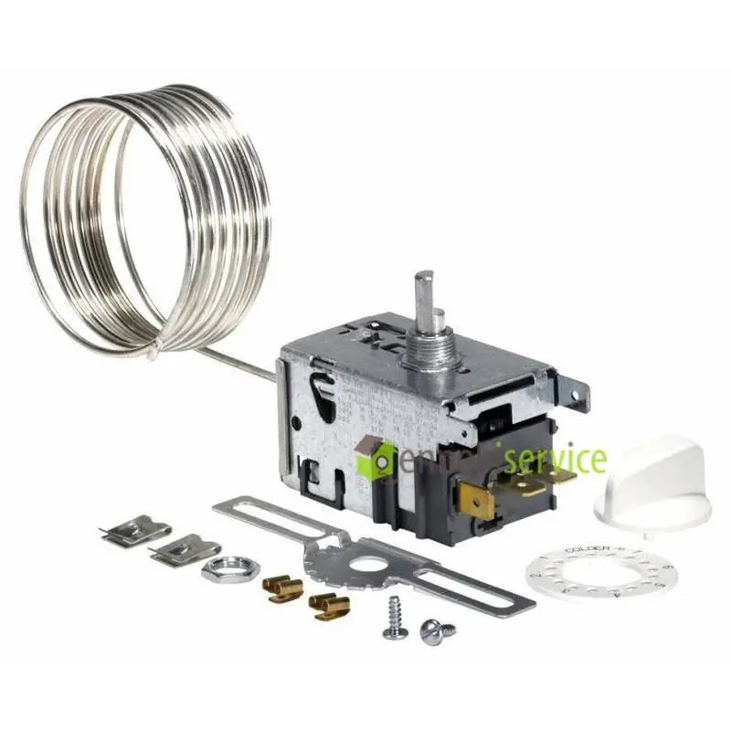 Termostato Frigorifero Recamania RANCO VT9 – Regolazione -26/-11°C, Sbrinamento +3°C, Capillare 120 Cm