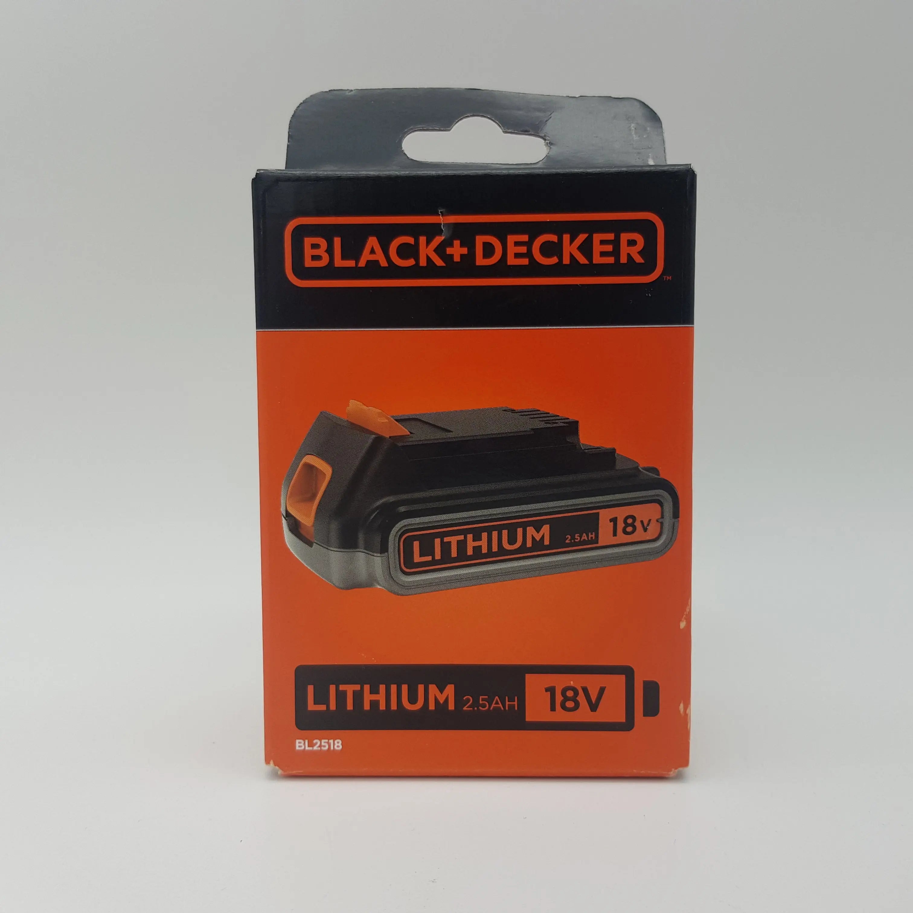 Batteria Litio 18v 2.5ah Black+Decker  Originale BL2518 BLACK+DECKER