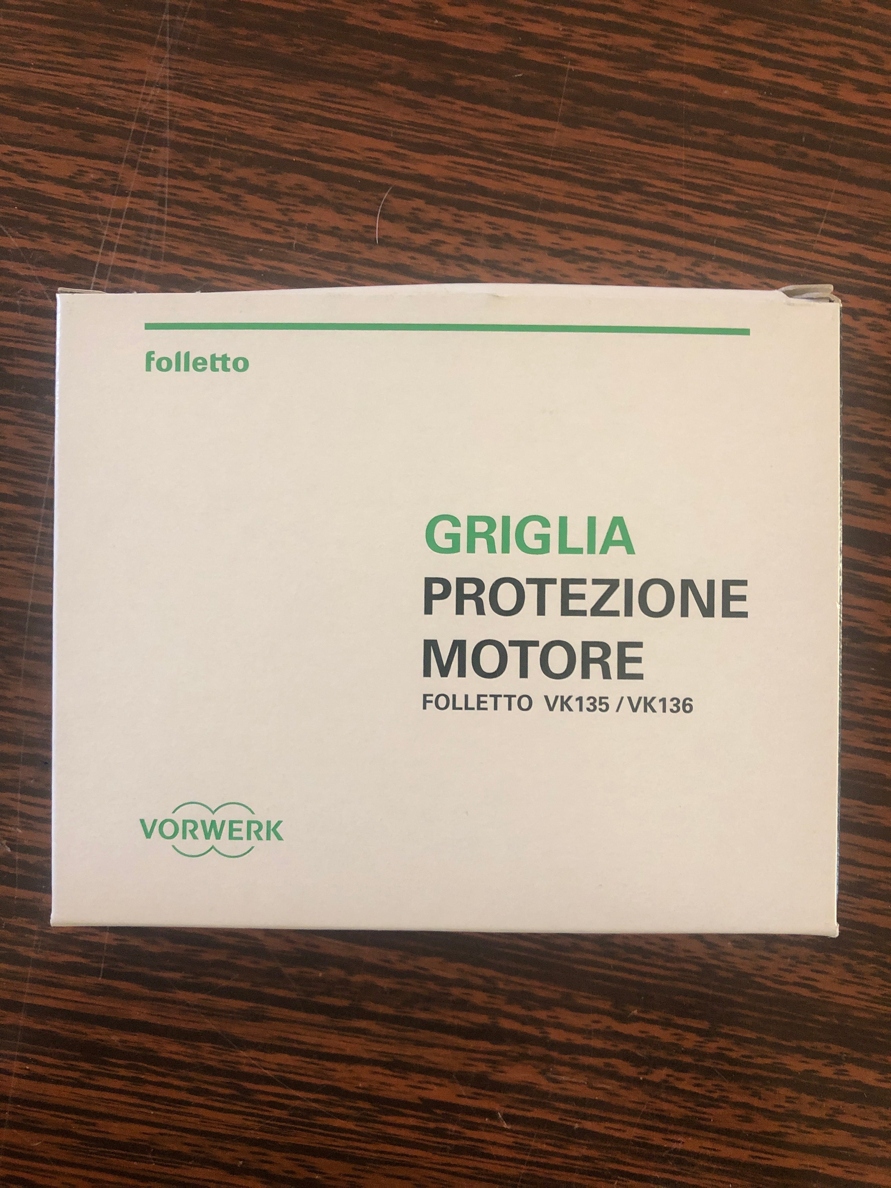 Filtro griglia motore Vorwerk Folletto vk135 VORWERK FOLLETTO