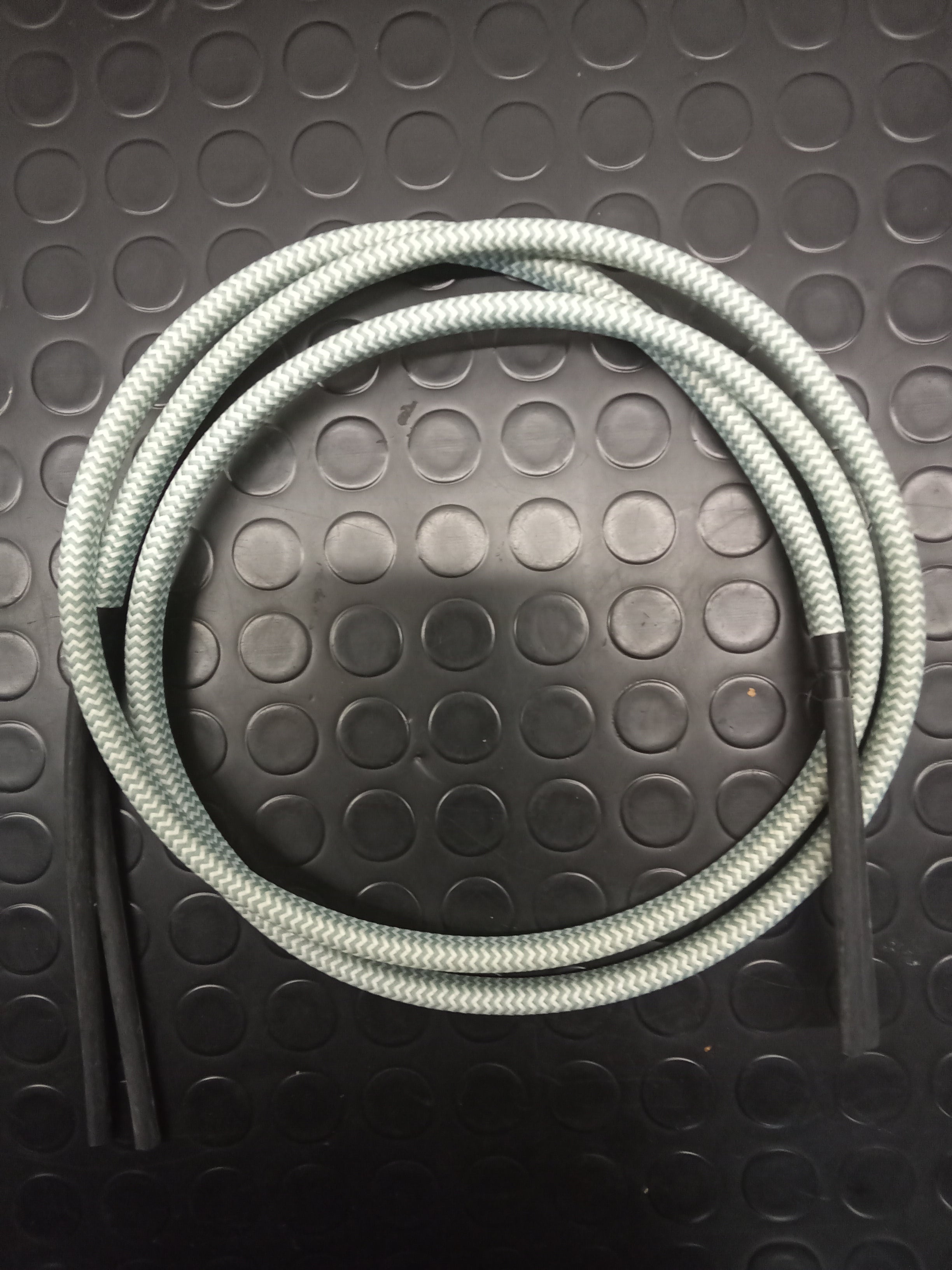 Monotubo Telato 1.9mt Bianco-Grigio - Codice M016