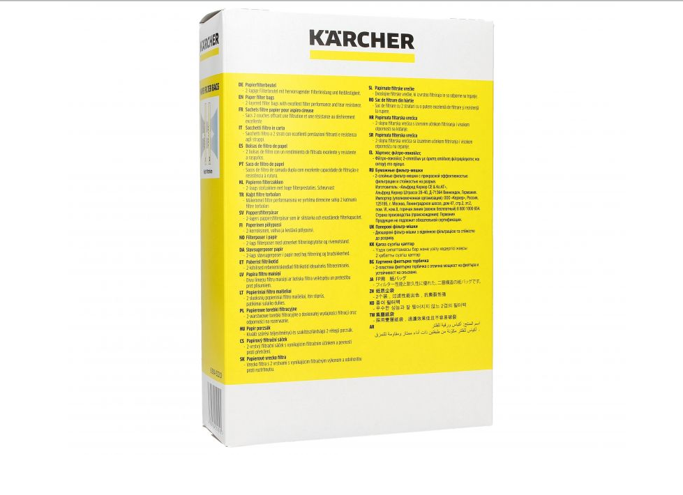 Sacchetti Filtro Aspirapolvere Kärcher WD2 Originali (5 pezzi) KARCHER