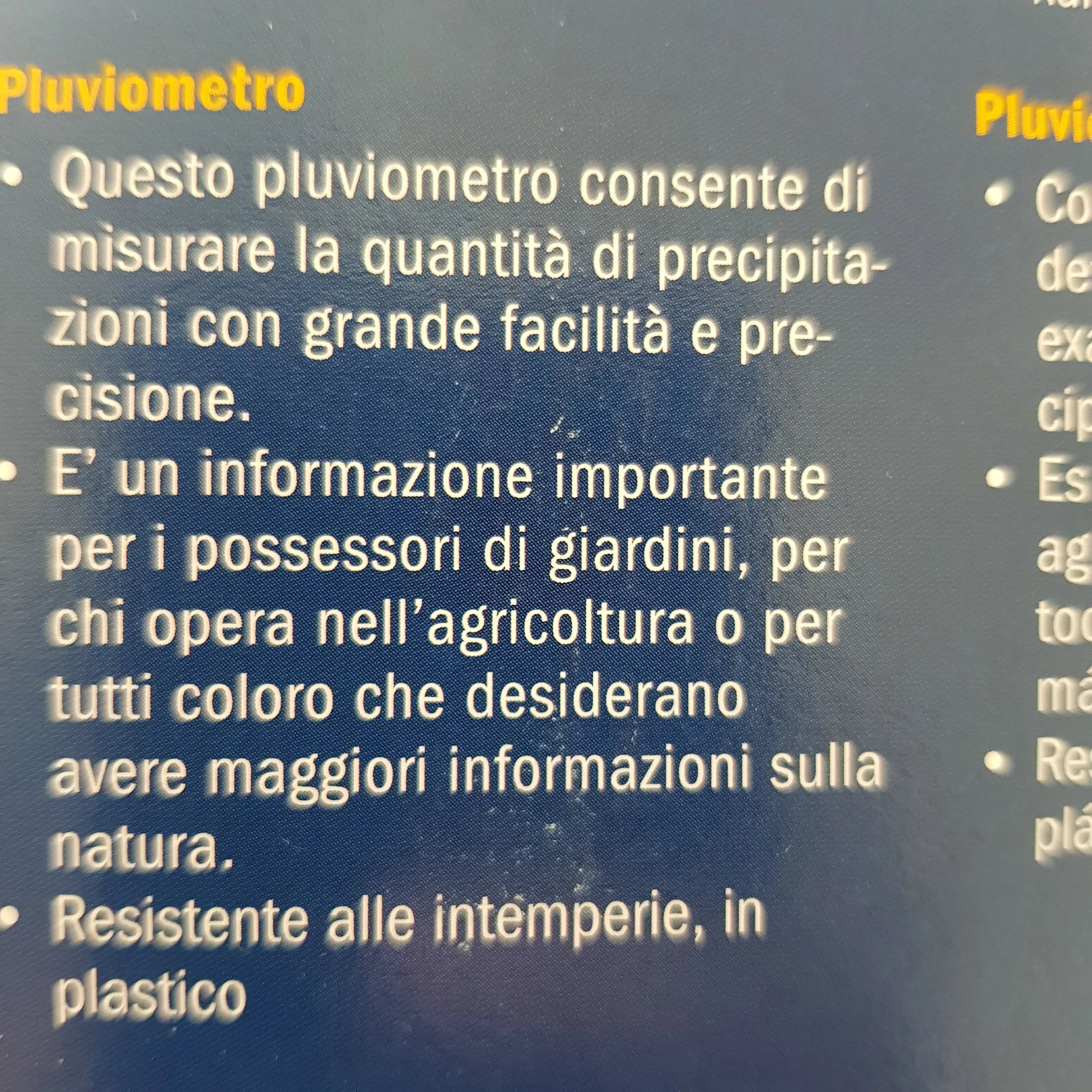 Misuratore di Pioggia TFA Pluviometro TFA