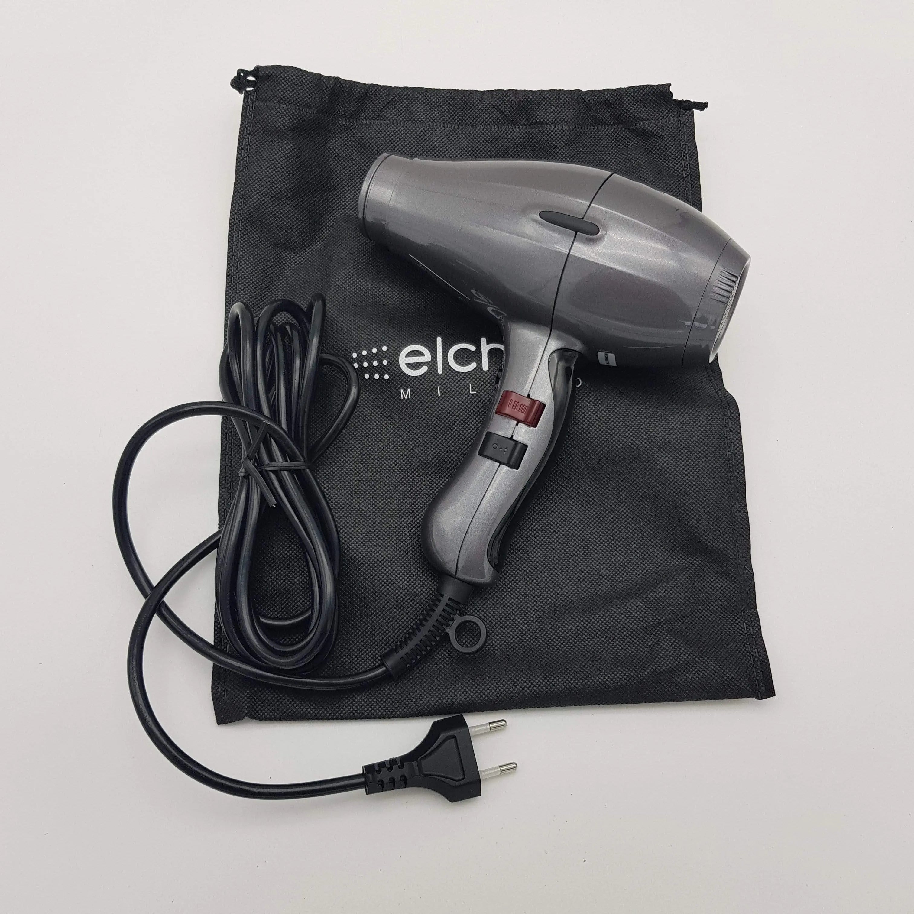 Phon asciugacapelli professionale Light Ionic Grey Elchim 3 anni di garanzia ELCHIM