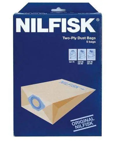 Sacchetti per aspirapolvere Nilfisk  5pz. 9,75 l gs/gm80 Nilfisk