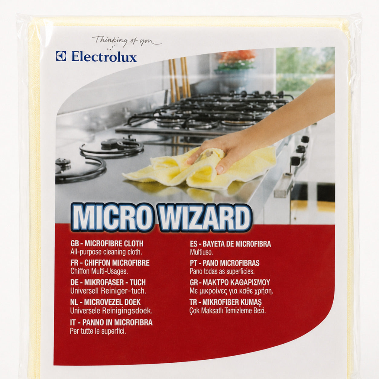Confezione originale Electrolux Micro Wizard panno giallo multiuso