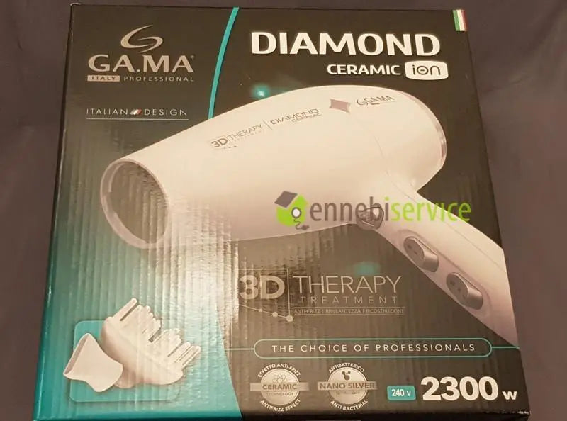 phon per capelli gama diamond ceramic ion 3d therapy GAMA