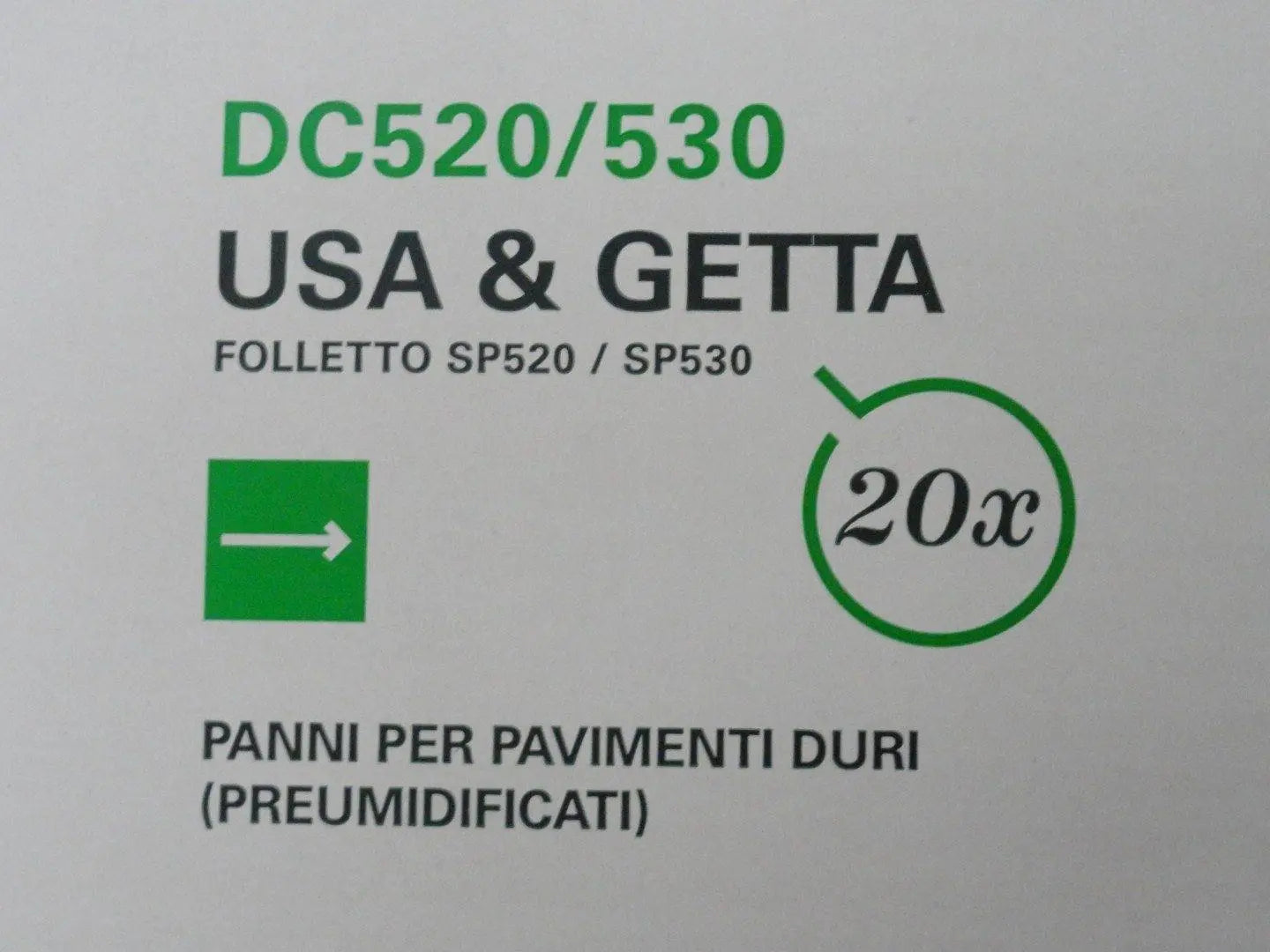 Confezione 20 panni usa e getta lavapavimenti SP52/530 Vorwerk Folletto VORWERK FOLLETTO