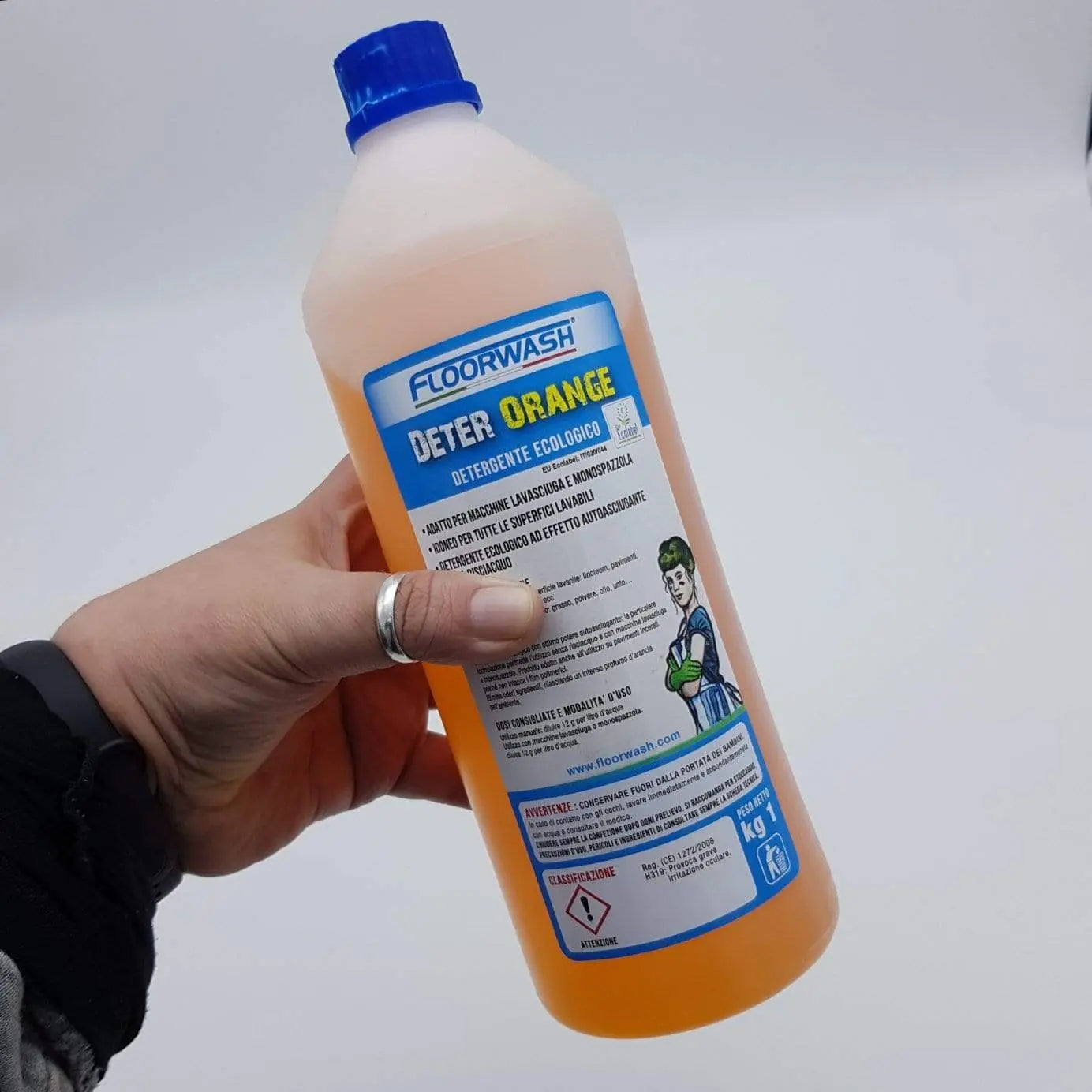 Detergente "Deter Fresh" orange per macchina lavapavimenti Floorwash 1lt FLOORWASH
