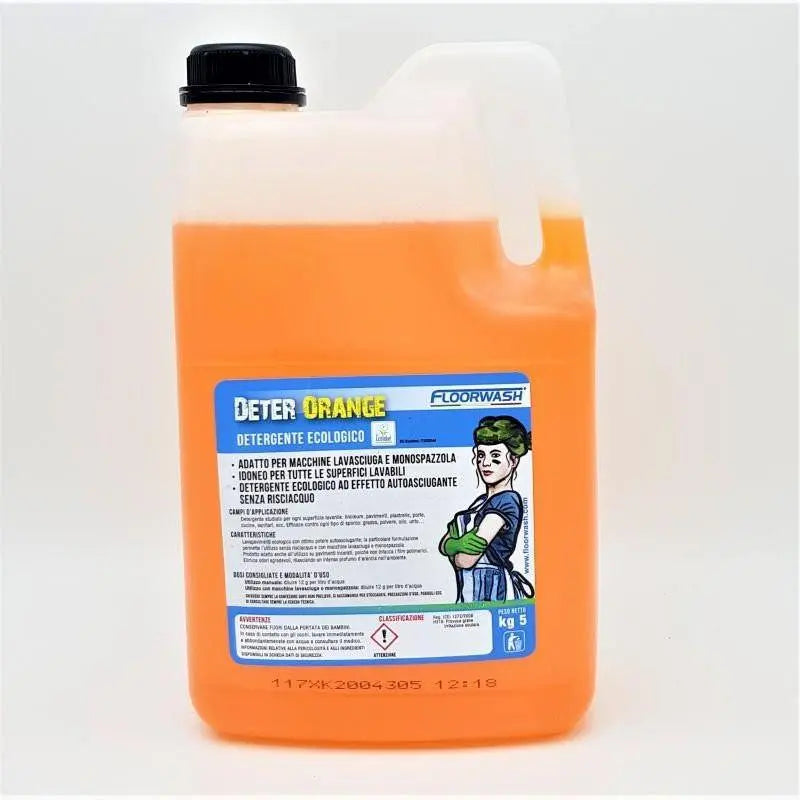 Detergente "Deter Fresh" orange per macchina lavapavimenti Floorwash 5lt FLOORWASH