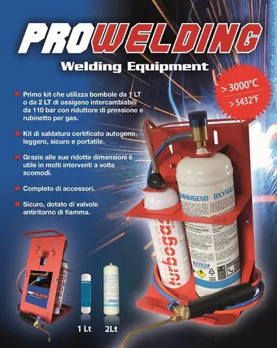 Prowelding 2 kit saldatura completo 250FR254 UNIVERSALE