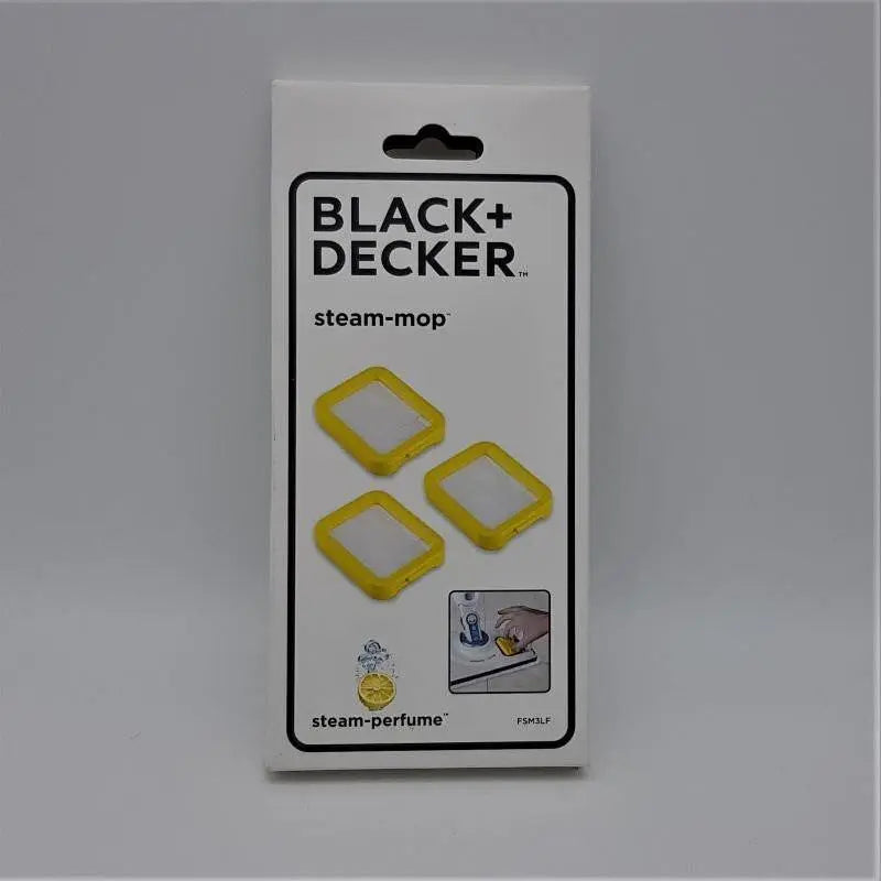 Set 3 cartucce filtro profumate lemon per spazzola vapore steam mop Black+Decker BLACK+DECKER