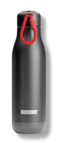 Stainless Steel Bottle L colore nero ZOKU ZOKU