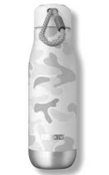 Stainless Steel Bottle M colore bianco camo ZOKU ZOKU