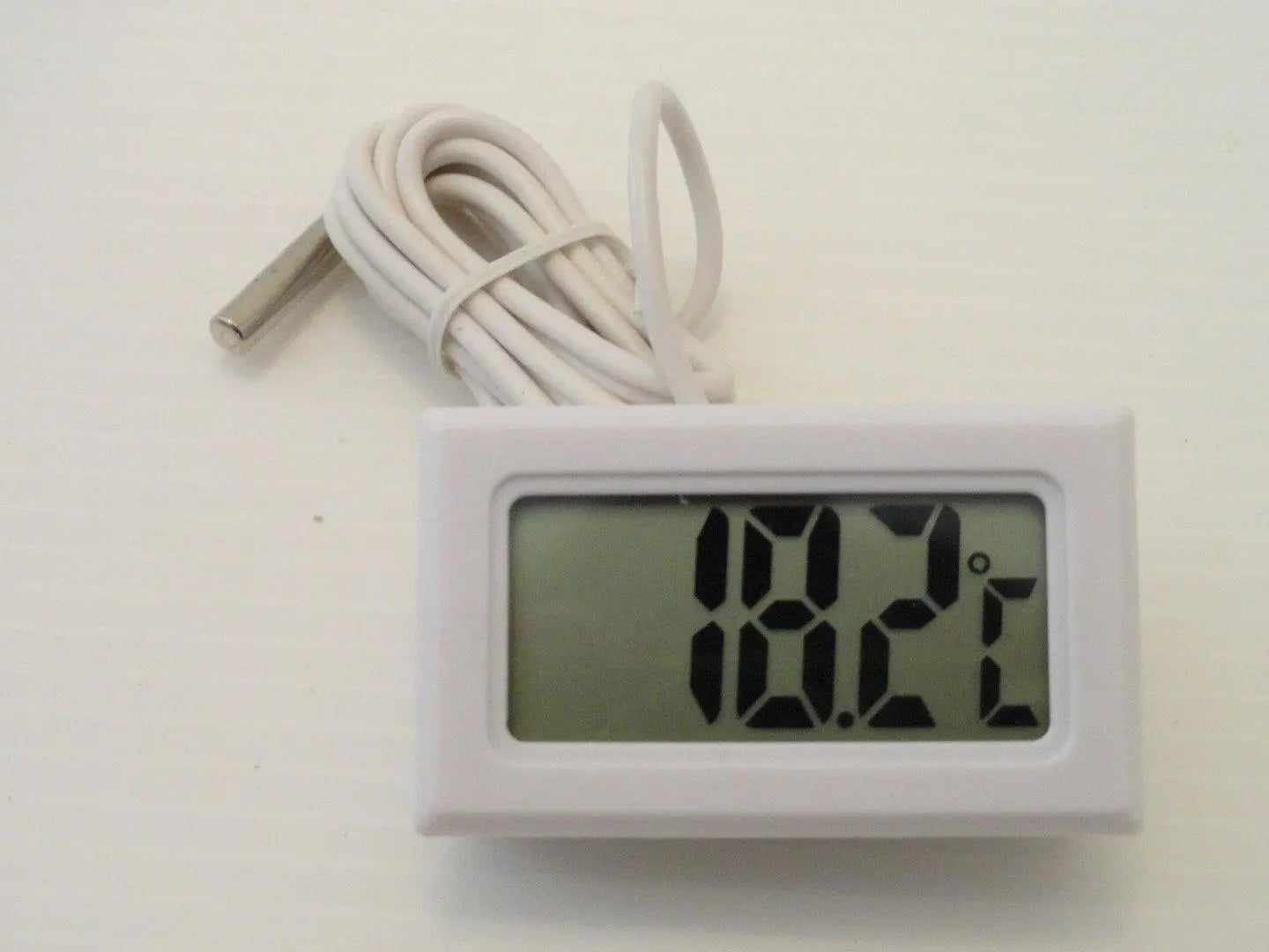 Termometro digitale con sonda -50°c+70°c bianco SKL SKL