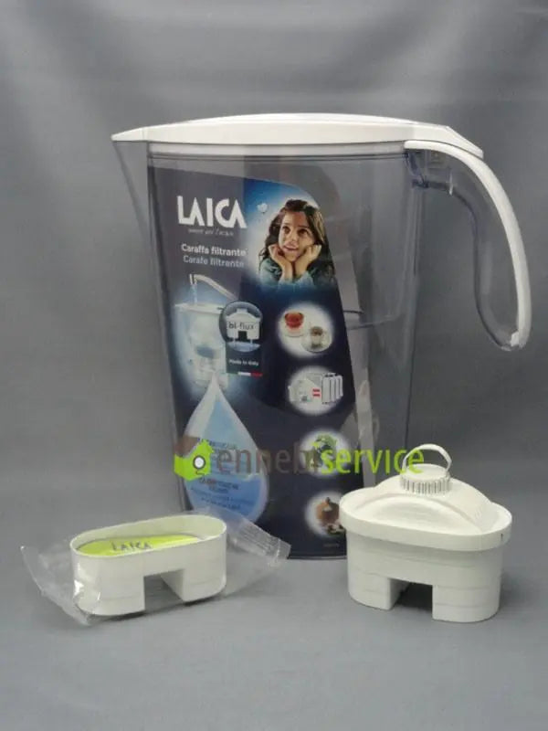 Laica Kit 6 filtri + caraffa filtrante stream line bianca